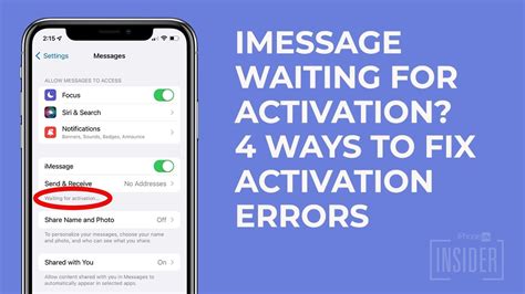imessage activation error on new iphone