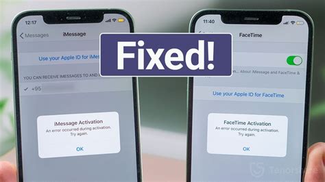 imessage and facetime activation