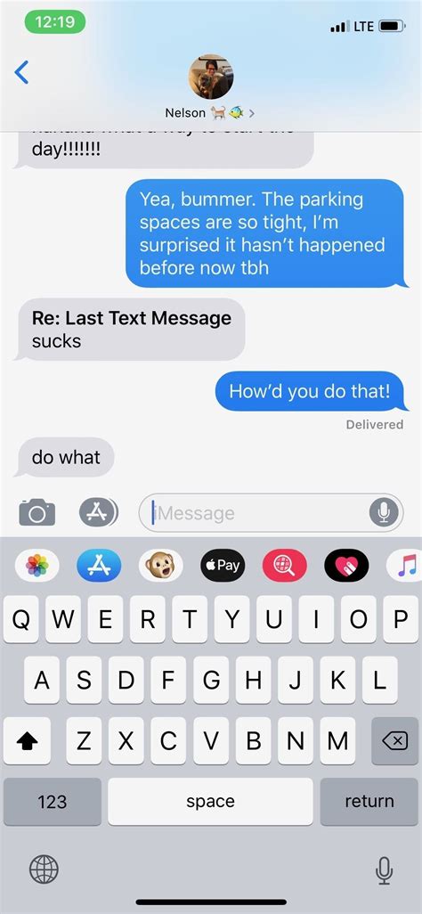 imessage bolding text grayed out