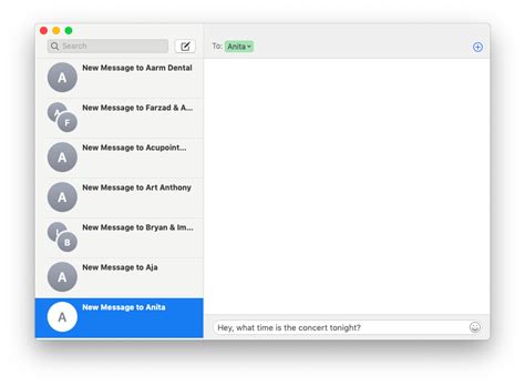 Synchronisation iMessage Mac