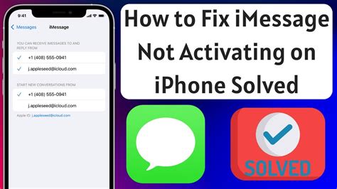 imessage not activating after port