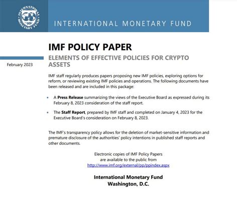 imf policy