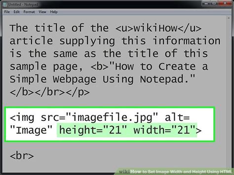 img src in html with size