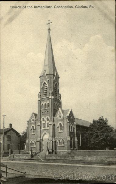 immaculate conception church clarion pa