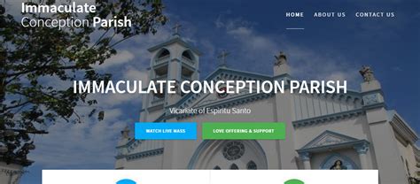 immaculate conception church website