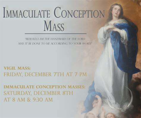 immaculate conception mass 2023