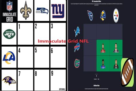 immaculate grid nfl rules