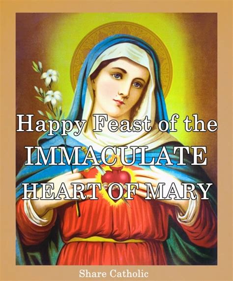 immaculate heart of mary feast day 2024