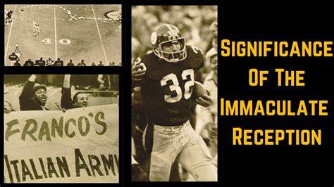 immaculate reception video youtube