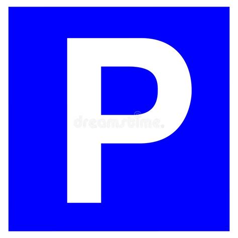 immagine p di parcheggio