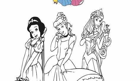 Principessa disegni da colorare