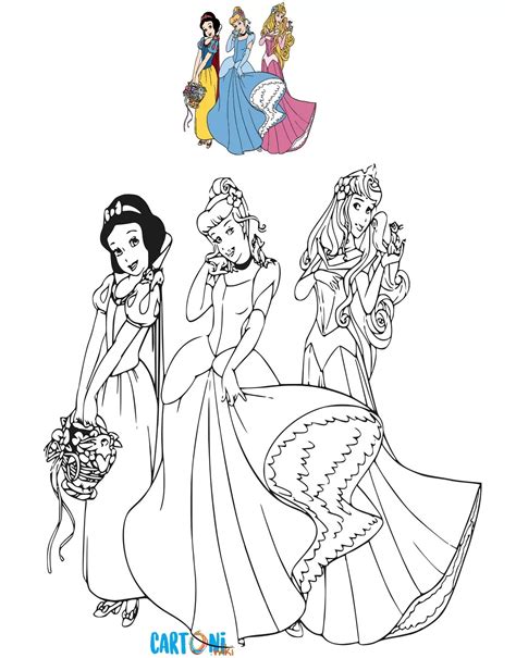 Principesse Disney da colorare (Foto 35/40) Mamma PourFemme