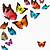 immagini farfalle colorate da stampare