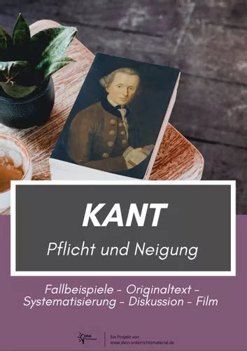 immanuel kant pflicht und neigung