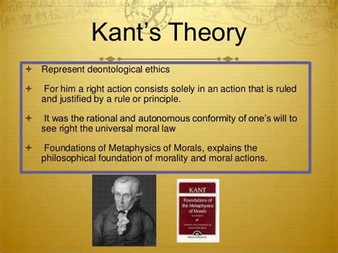 immanuel kant theory of ethics