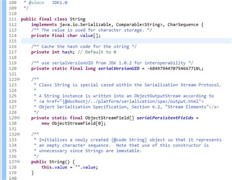 Immutable Class Java Example