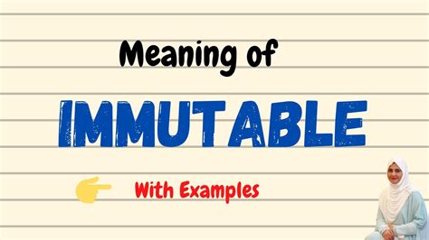 Immutable Meaning Tagalog