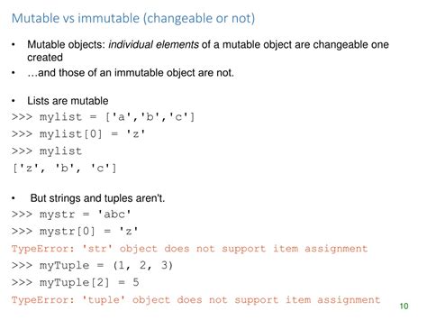 Immutable Vs Not Changeable