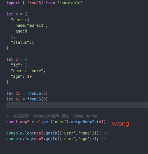 Immutable.js Map Keys