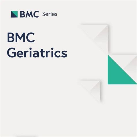 impact factor of bmc geriatrics