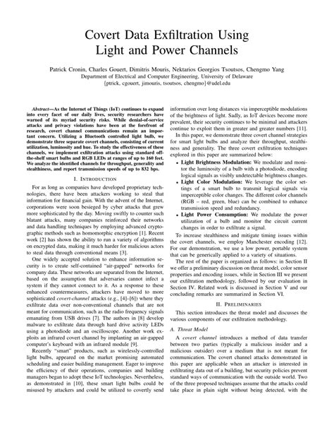 impact of covert data exfiltration