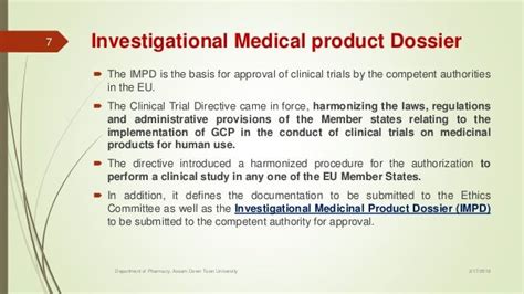 impd investigational medicinal product