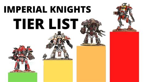 imperial knights tier list