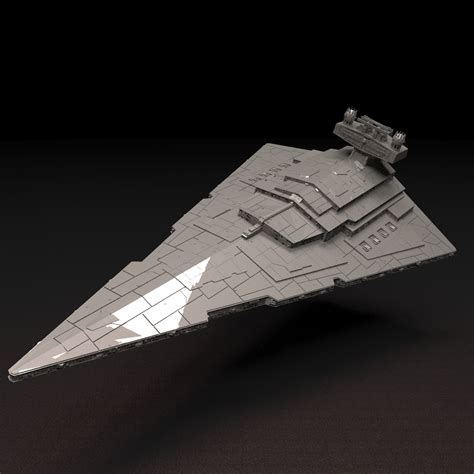imperial star destroyer 3d model