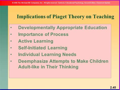 implications of piaget's theory in mathematics education