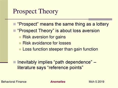 implications of prospect theory