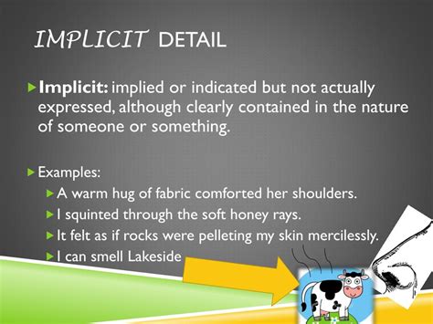 implicit detail