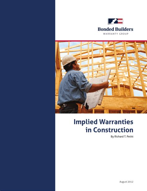 Implied Warranty In Construction Projects