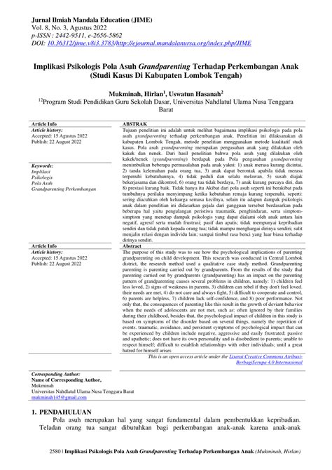 Implikasi Psikologis