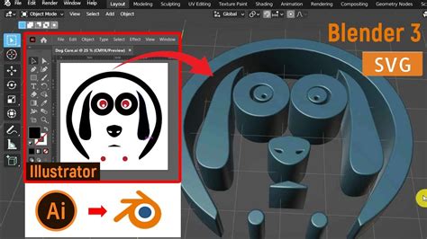 3d in Blender 1 Importing SVG and Getting Started PXT