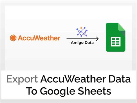 How to add Weather Data to Google Sheets using a Dynamic Weather Query