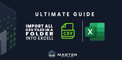 import all csv files in a folder into excel