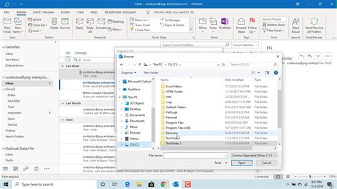 import contacts from excel to outlook 365 group