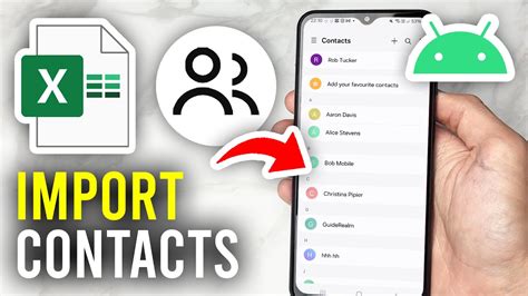 import contacts from xls to android