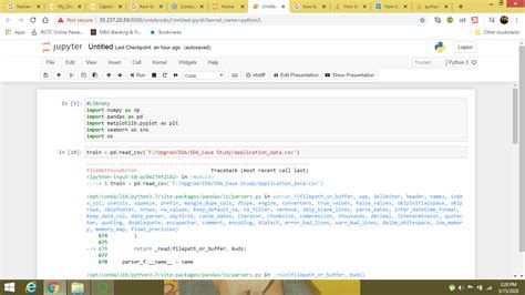 import csv file in python jupyter notebook