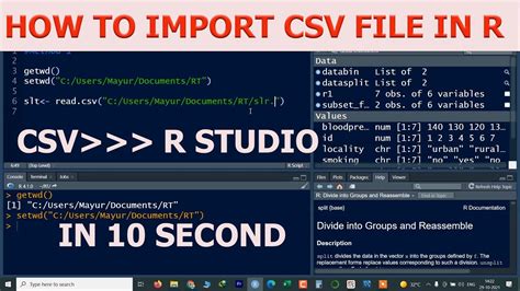 import csv file in r