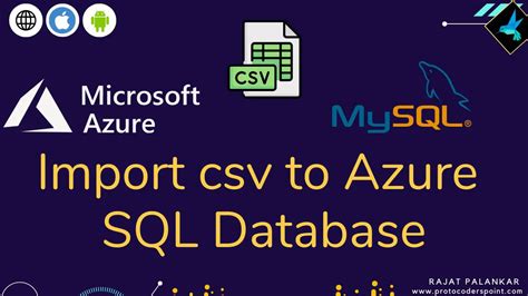 import csv file into azure sql database