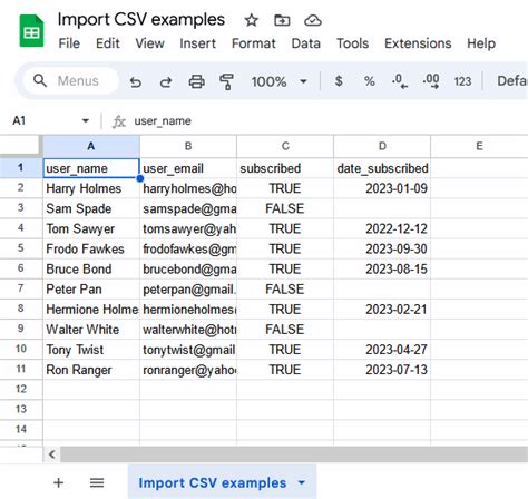 import csv into google sheets script