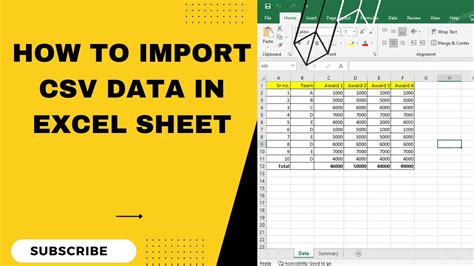 import csv to excel vba