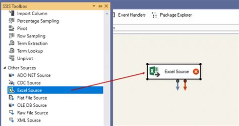 import data from excel to sql server using ssis package