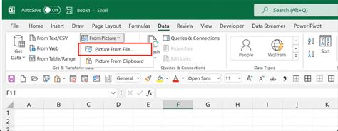 import data from jpg to excel online
