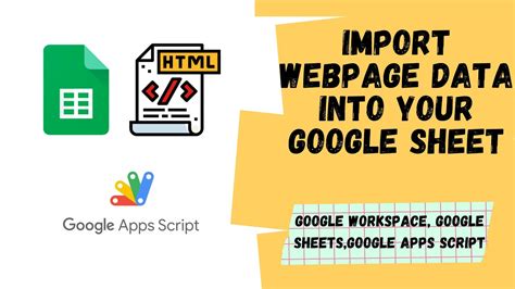 import data from website into google sheets