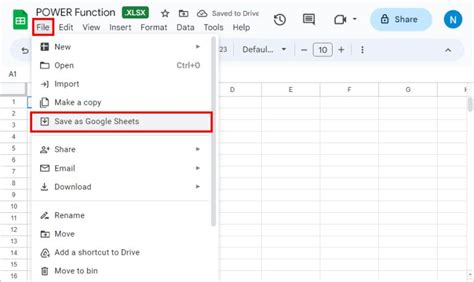 import excel data to google sheets