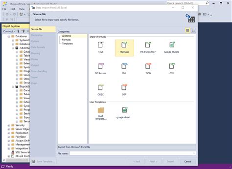 import excel file to sql server using python