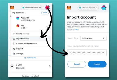 import new account from seed metamask