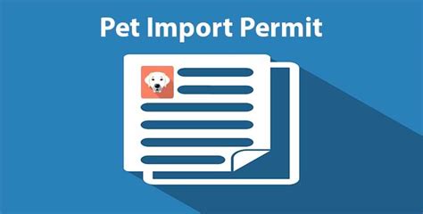 Import Permit For Pets